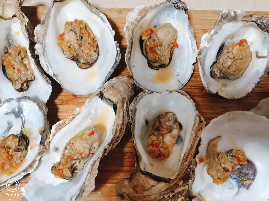 超简单～蒸蒜蓉生蚝