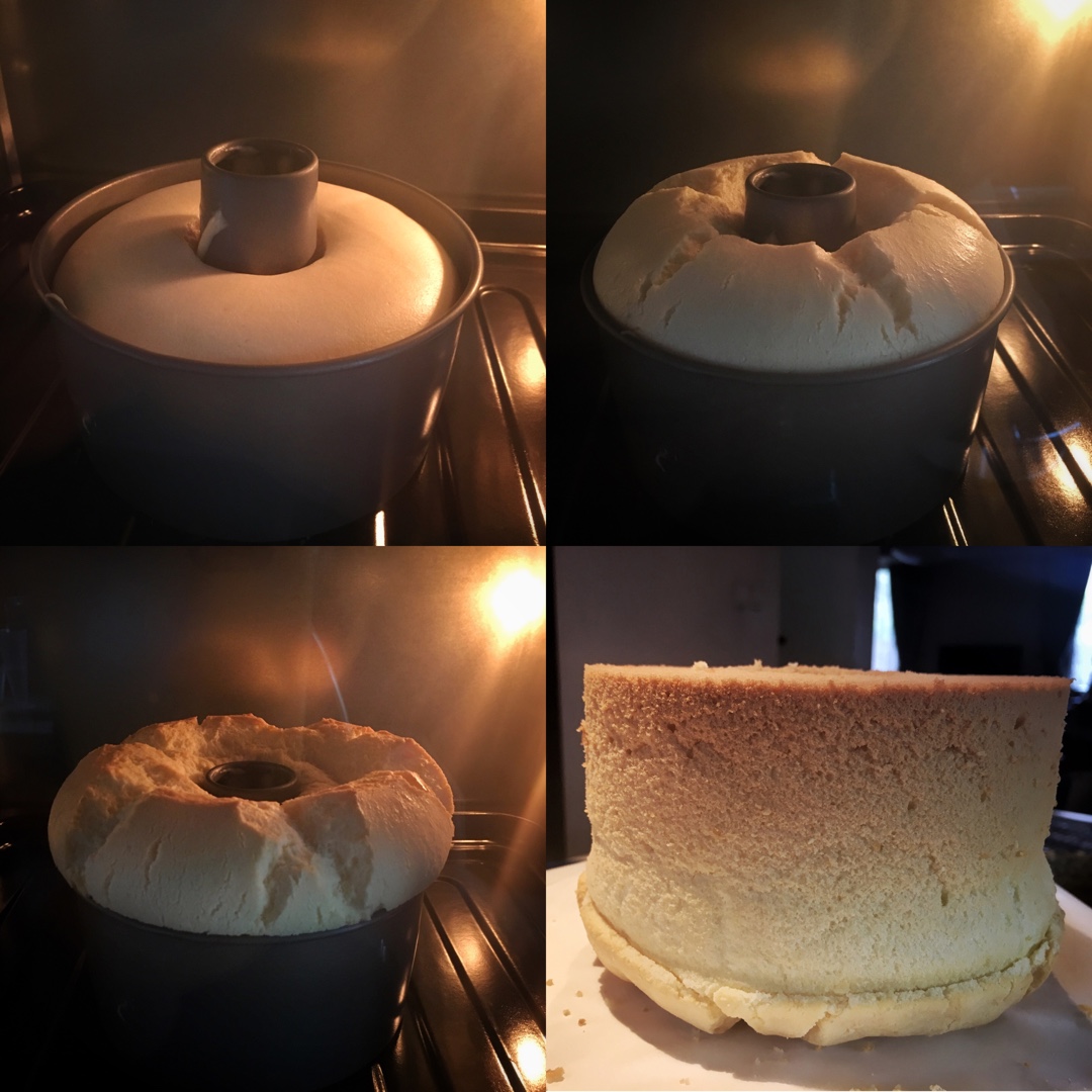 【木下大胃王吃过的】焦糖生奶油戚风蛋糕