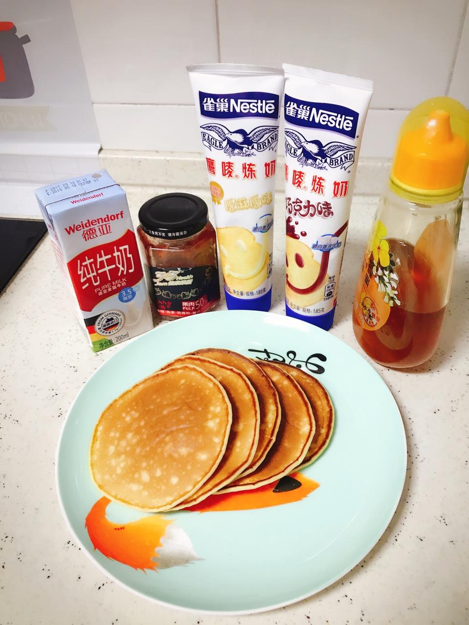 简单快手的软香松饼