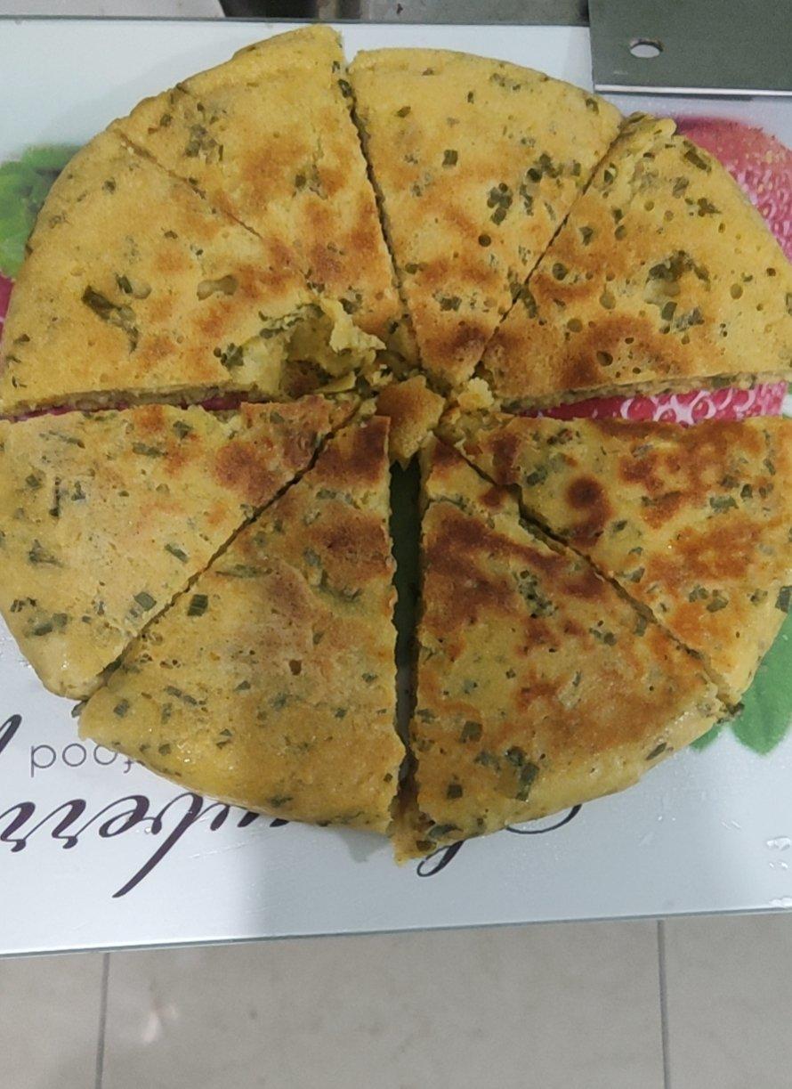手不沾面做发面大饼