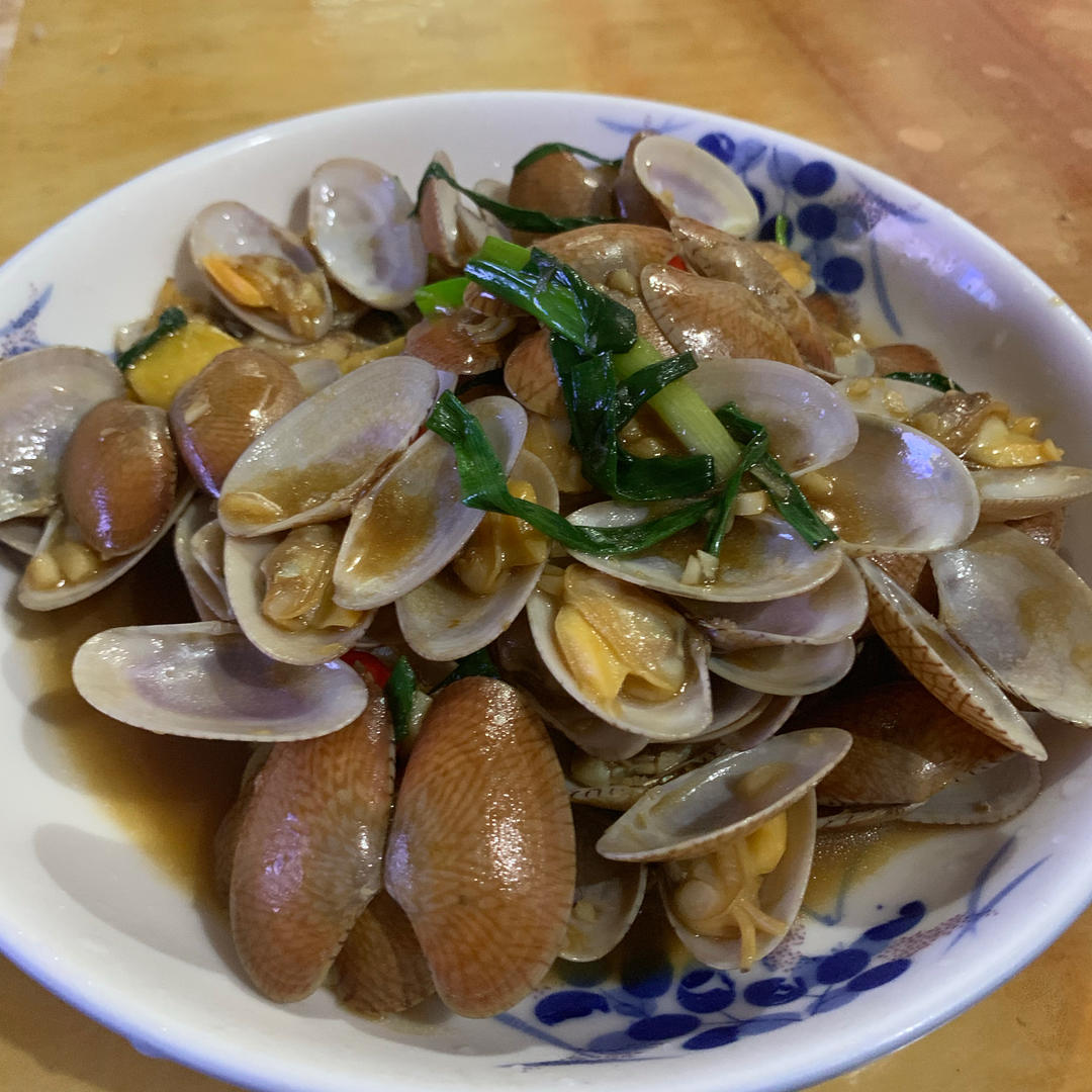 5分钟快手菜❗️秒杀路边摊爆炒花甲～好吃到爆