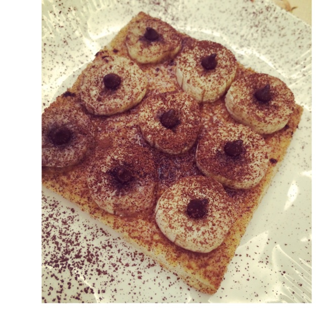 烤香蕉花生吐司