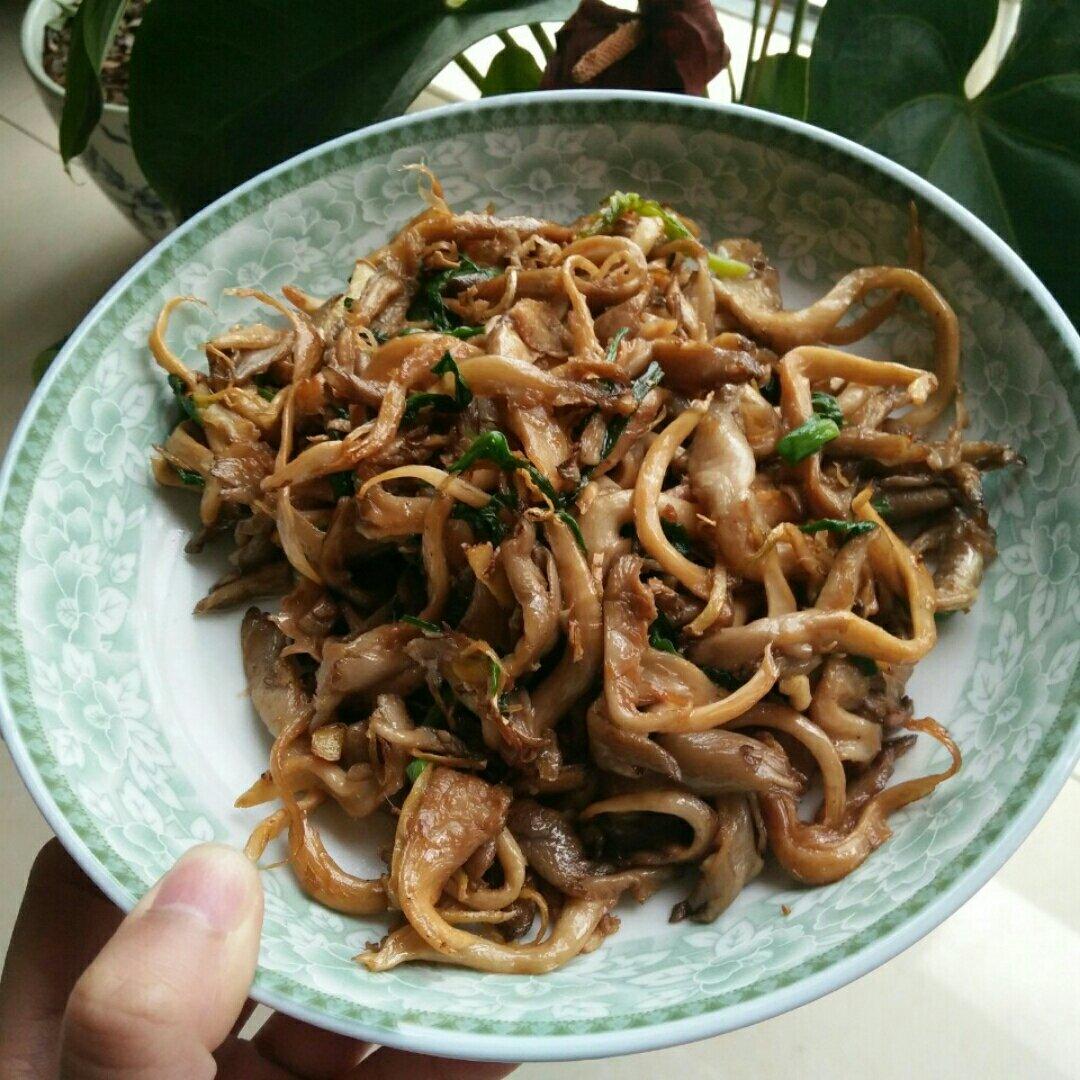 椒盐干煸平菇