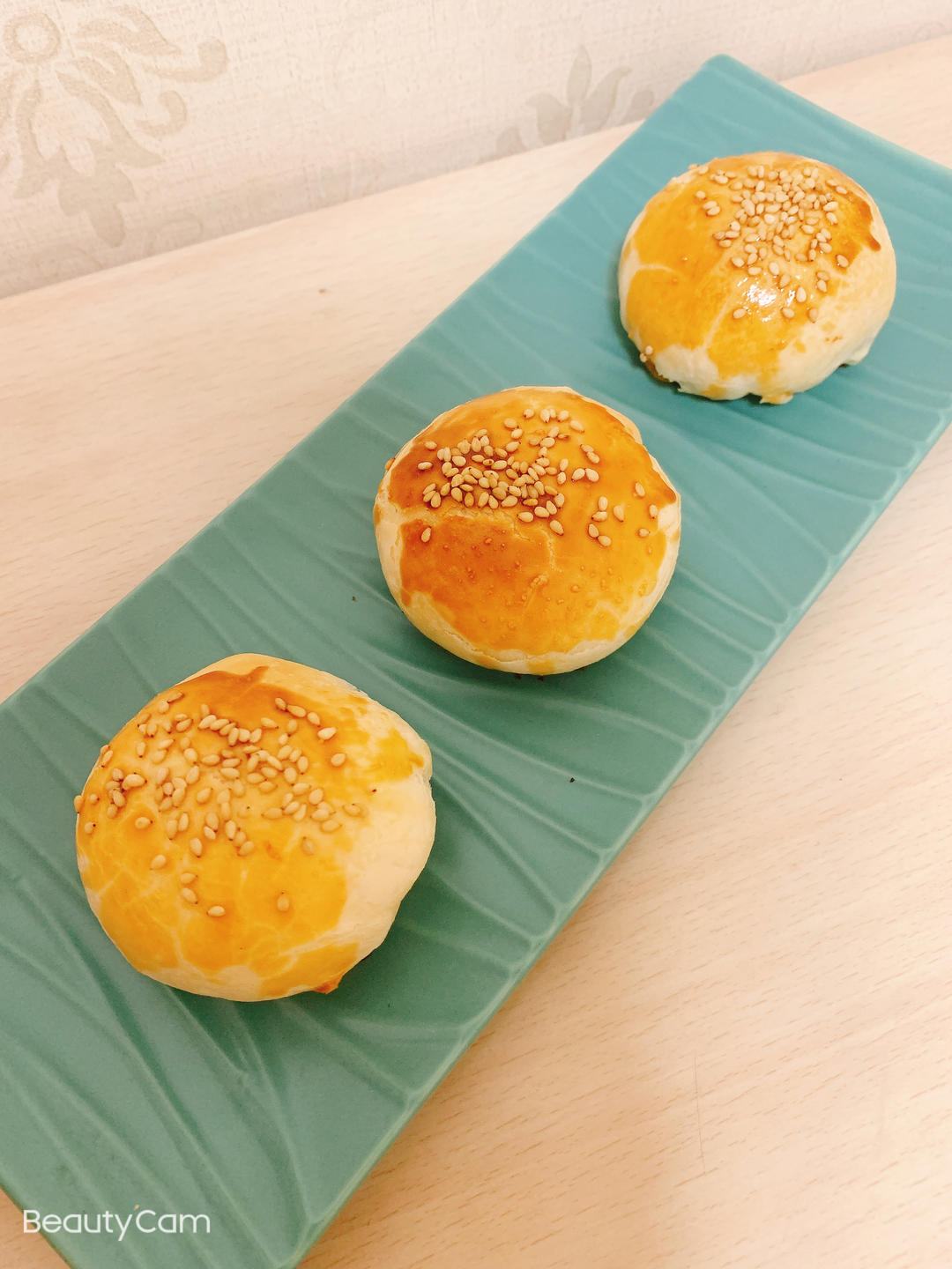 超简单 免揉 酥掉渣的蛋黄酥(超详细附全程视频)不破酥『万能酥皮』