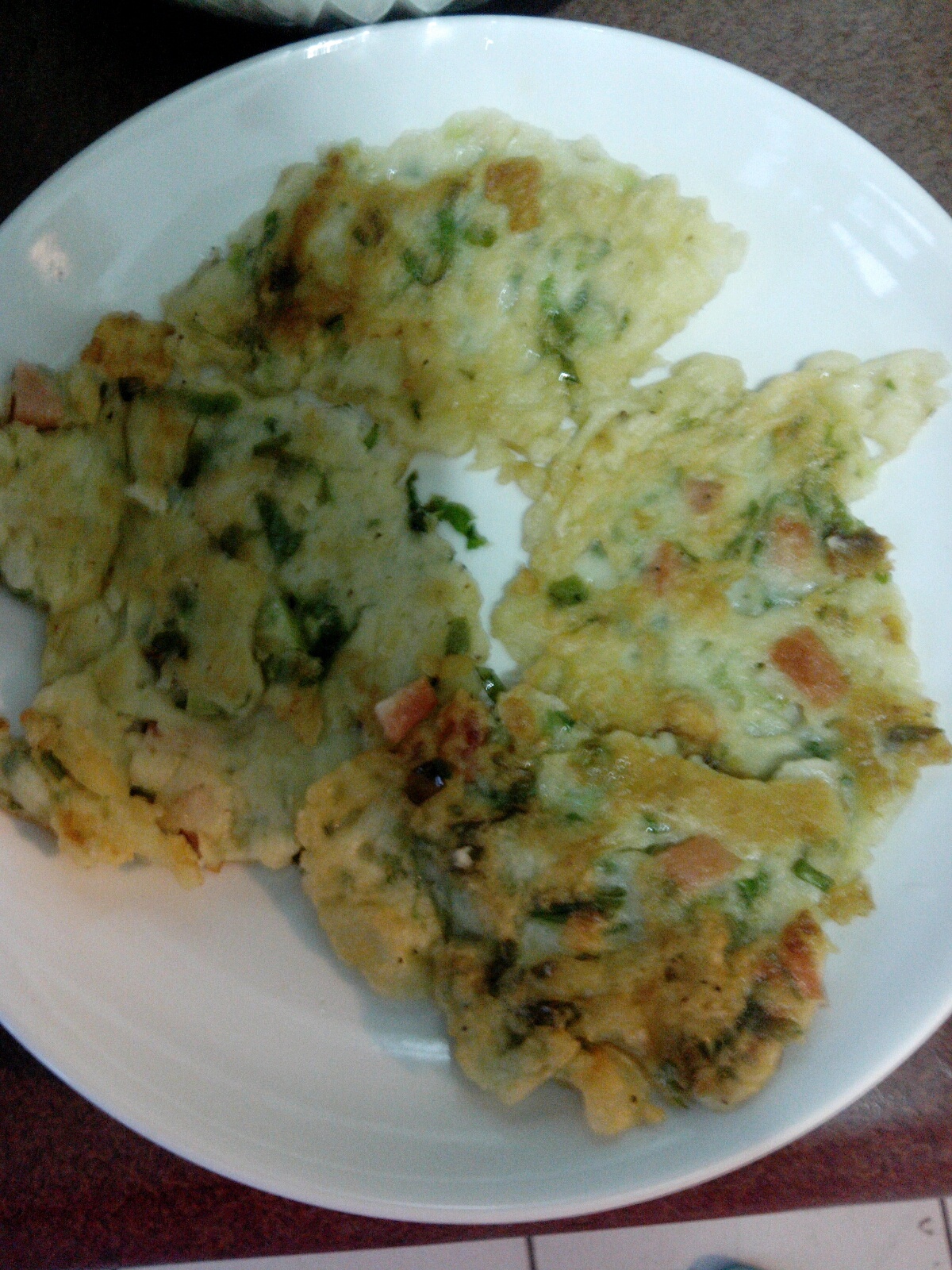 韭菜鸡蛋饼