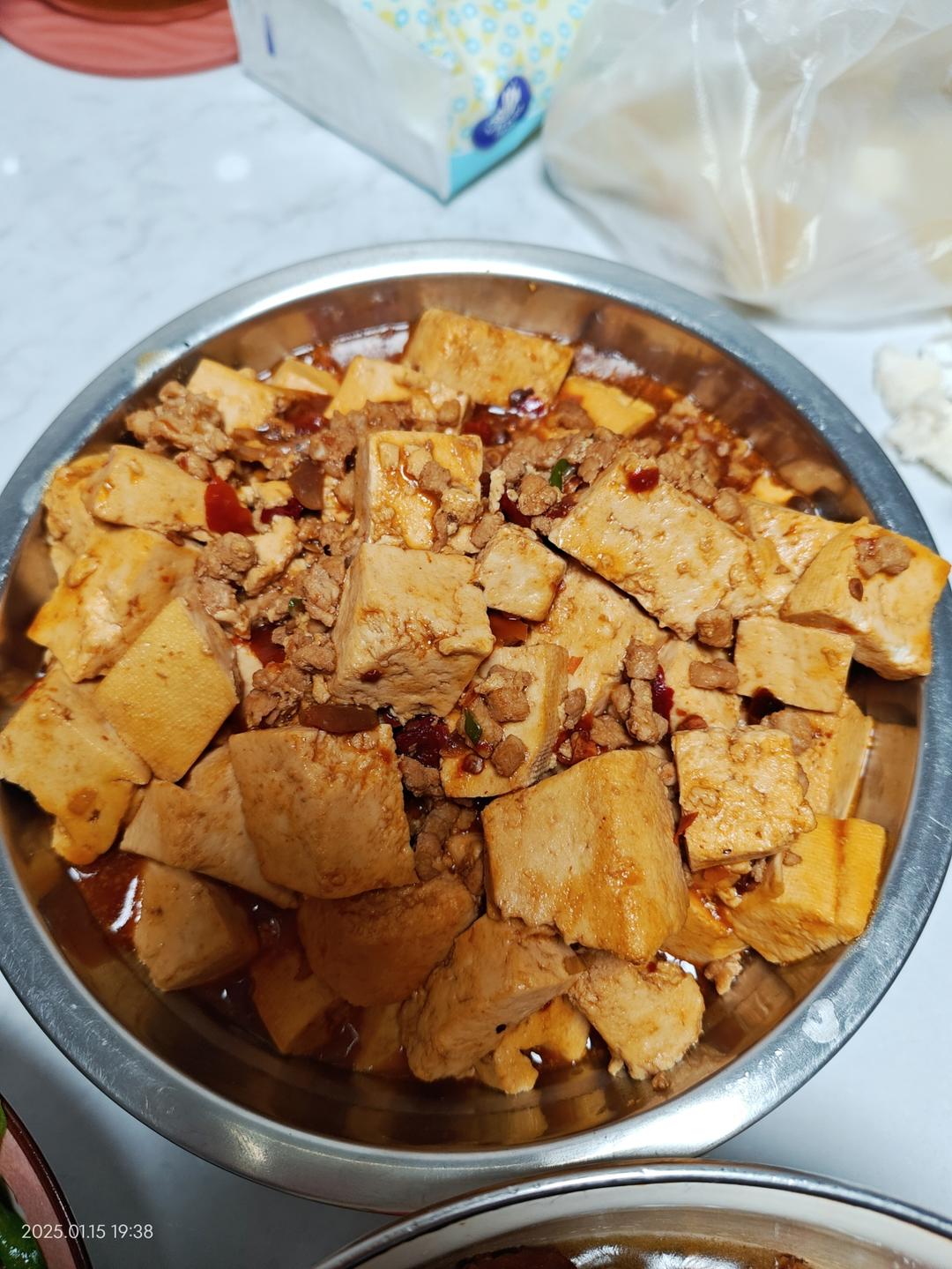 肉末嫩豆腐｜嫩滑口感爽口！这道快手菜超级下饭！！（减脂少油版）