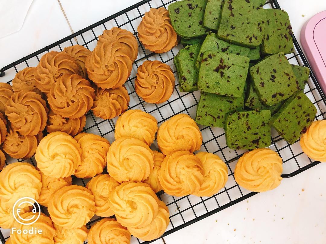 零失败花纹超级立体的黄油曲奇