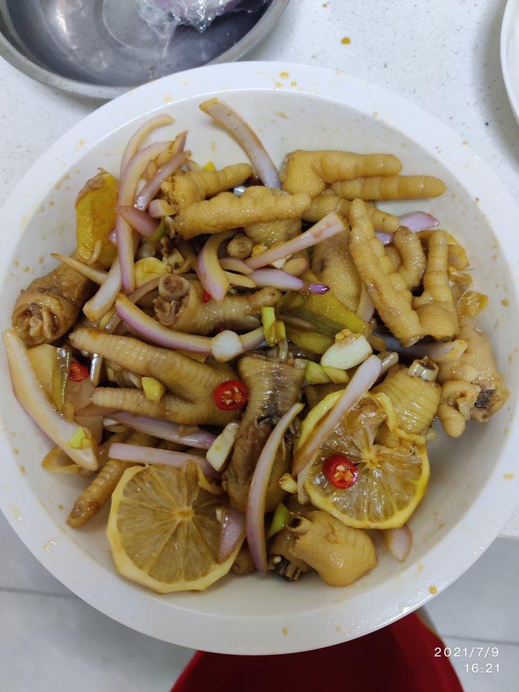 【柠檬酸辣鸡爪】自制超级无敌美味的网红鸡爪