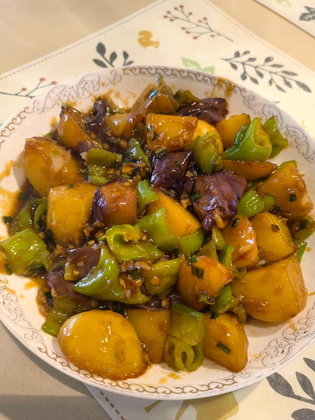 极简少油地三鲜