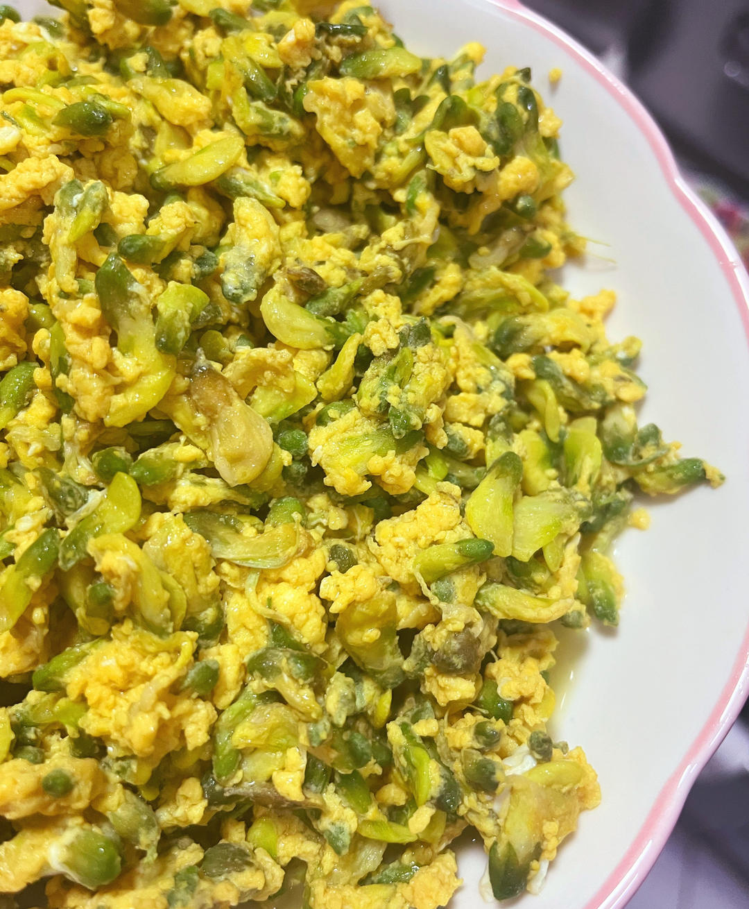 春日限定槐花炒鸡蛋