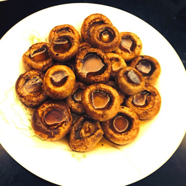 蒜香煎蘑菇