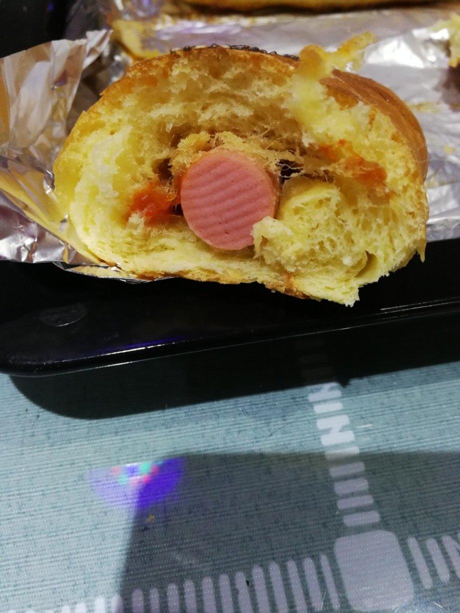 肉松沙拉酱面包（一次发酵法）