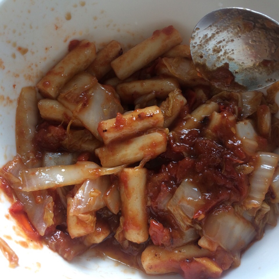 白菜肉丝年糕