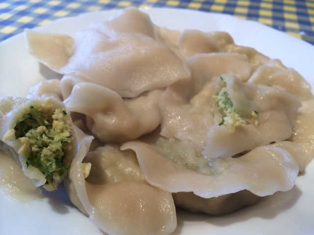 西葫芦鸡蛋虾皮饺子