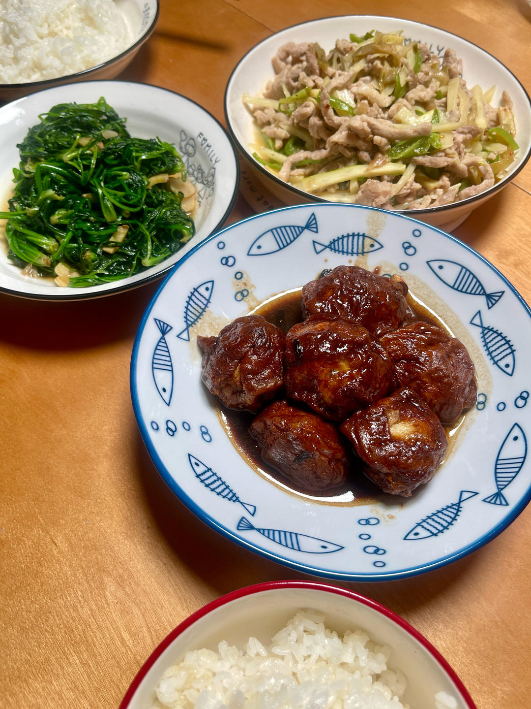 红烧油面筋塞肉