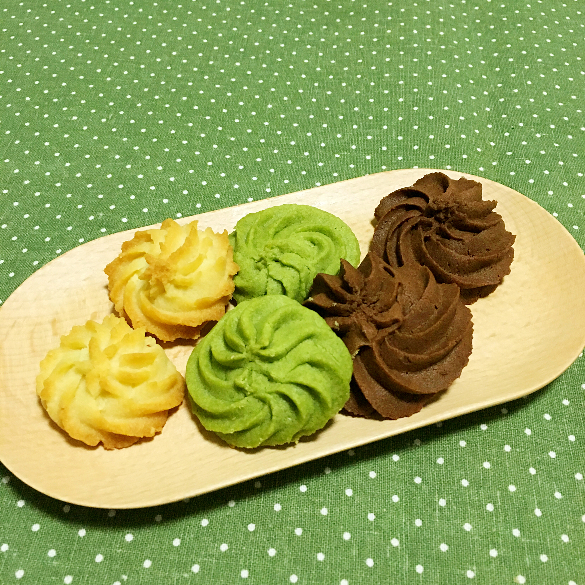 super团妈做的挤花毫无压力的巧克力曲奇