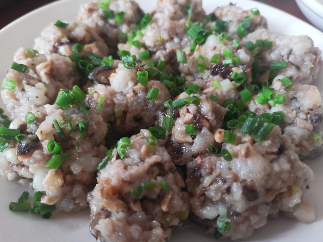 客家清蒸肉丸的做法