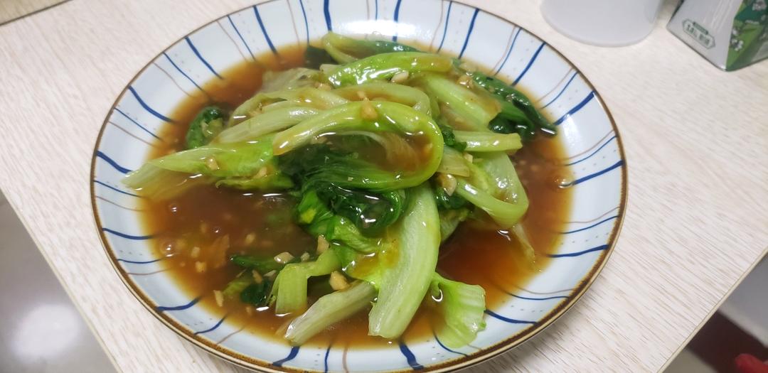 5分钟快手蚝油生菜‼️清脆爽口给肉都不换