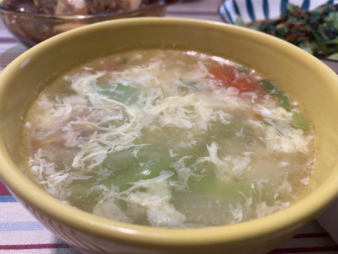 丝瓜鸡蛋汤