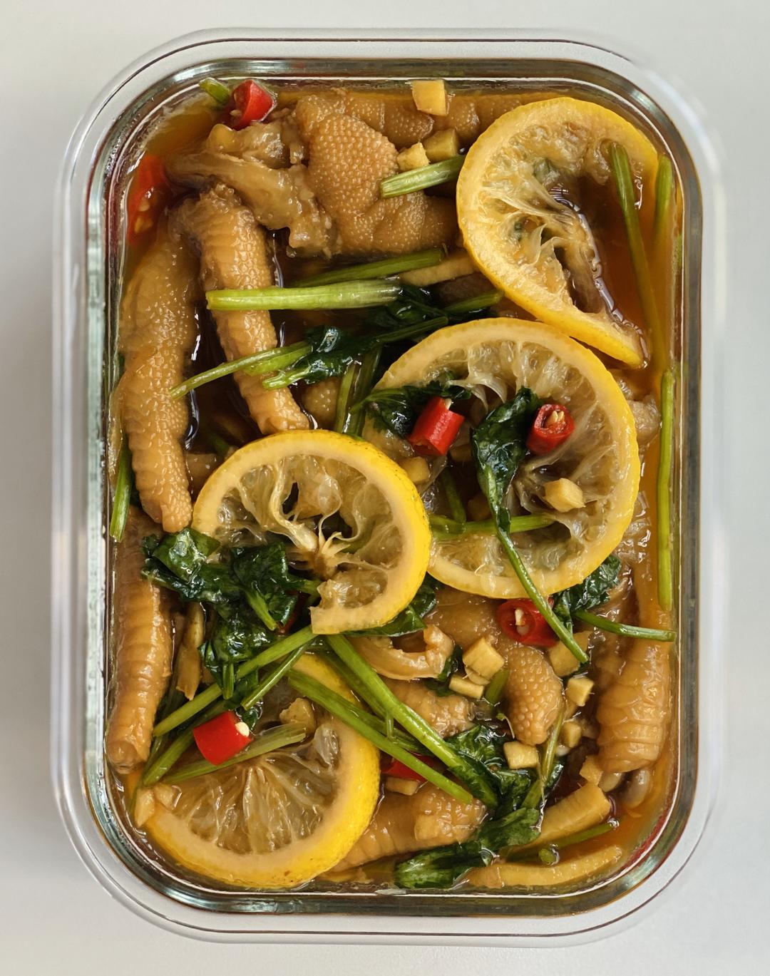 简易柠檬鸡爪的做法