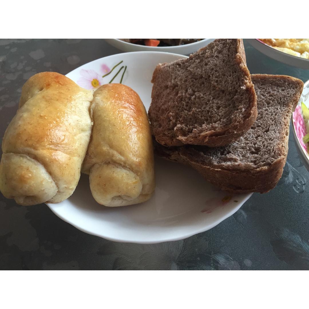 超软超低热量无糖低油全麦吐司(面包机)