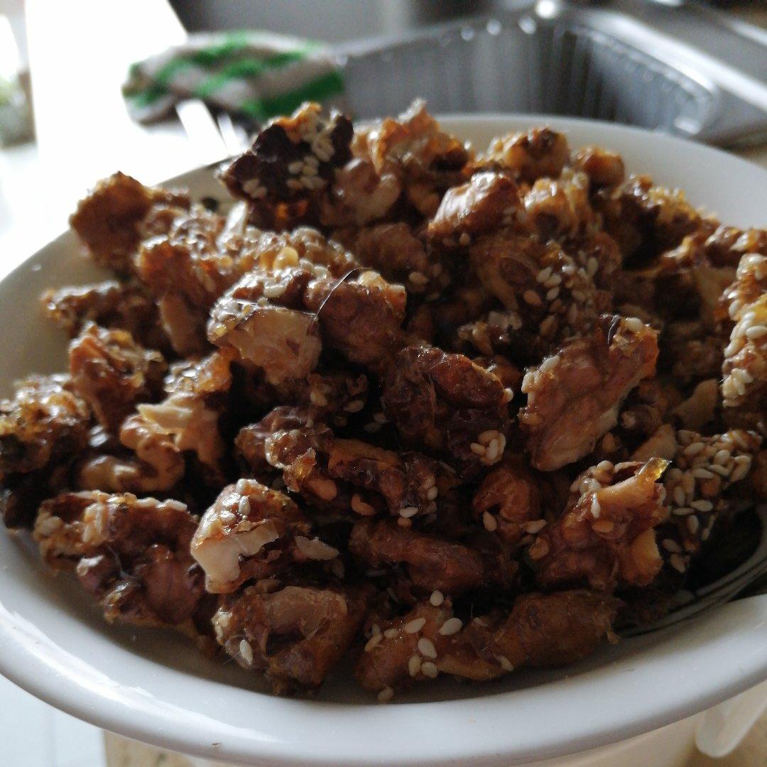 【琥珀核桃仁】冰糖无油不粘手