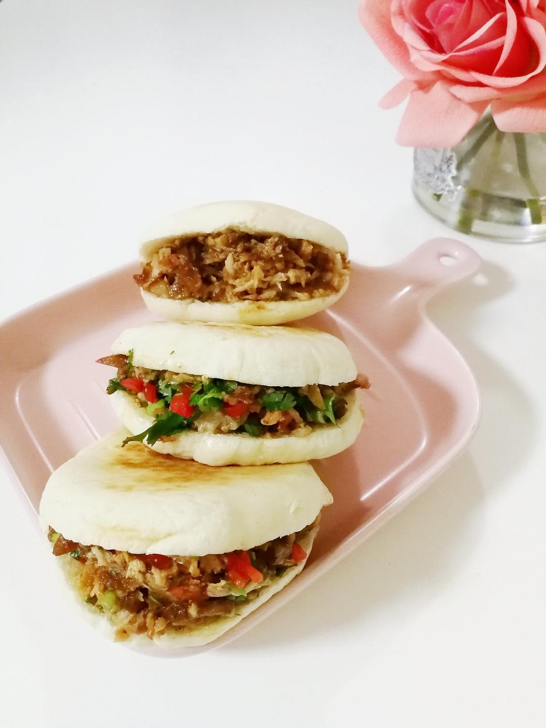 肉夹馍(白吉馍的制作)