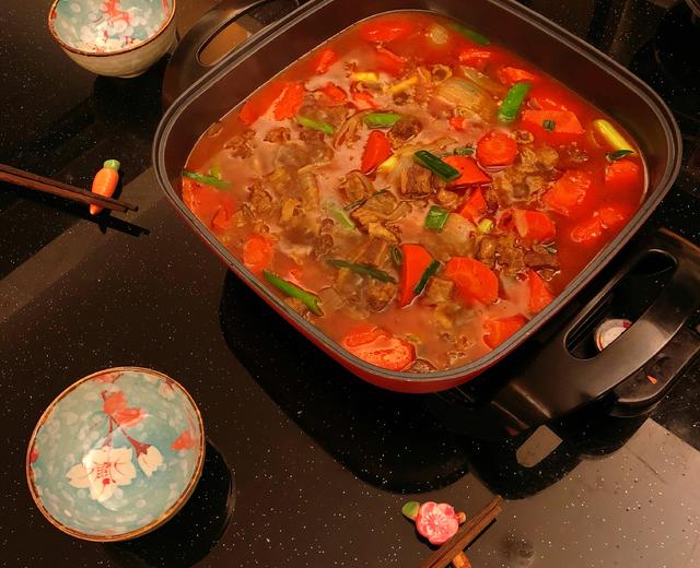 胡萝卜牛肉火锅的做法