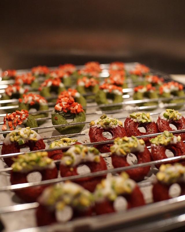 迷你圣诞甜甜圈