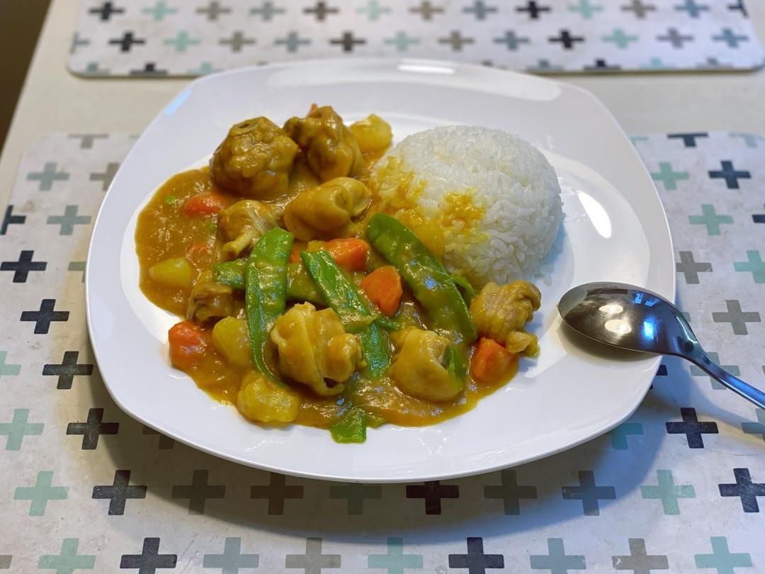 教你做好吃的咖喱鸡腿饭