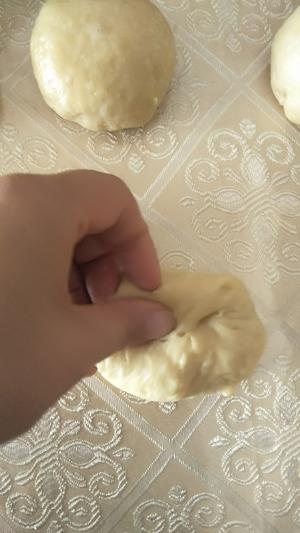无黄油版奶香松软肉松面包的做法 步骤2