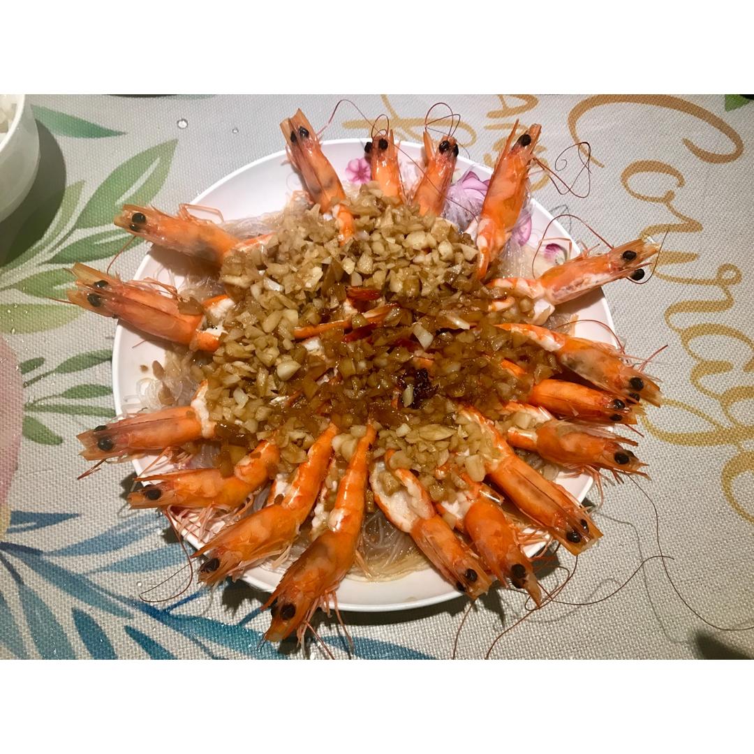 蒜蓉粉丝蒸虾