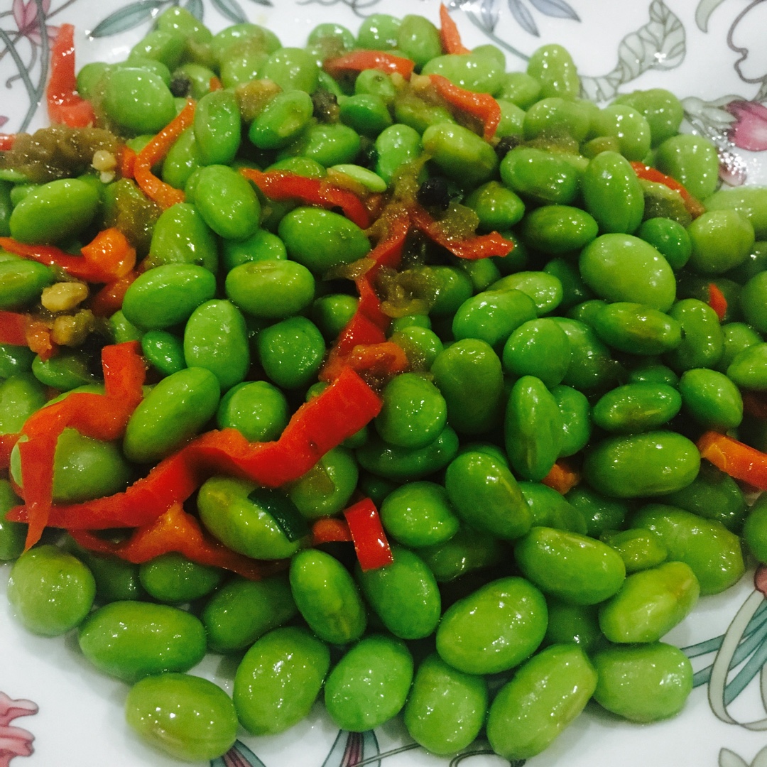 清炒毛豆