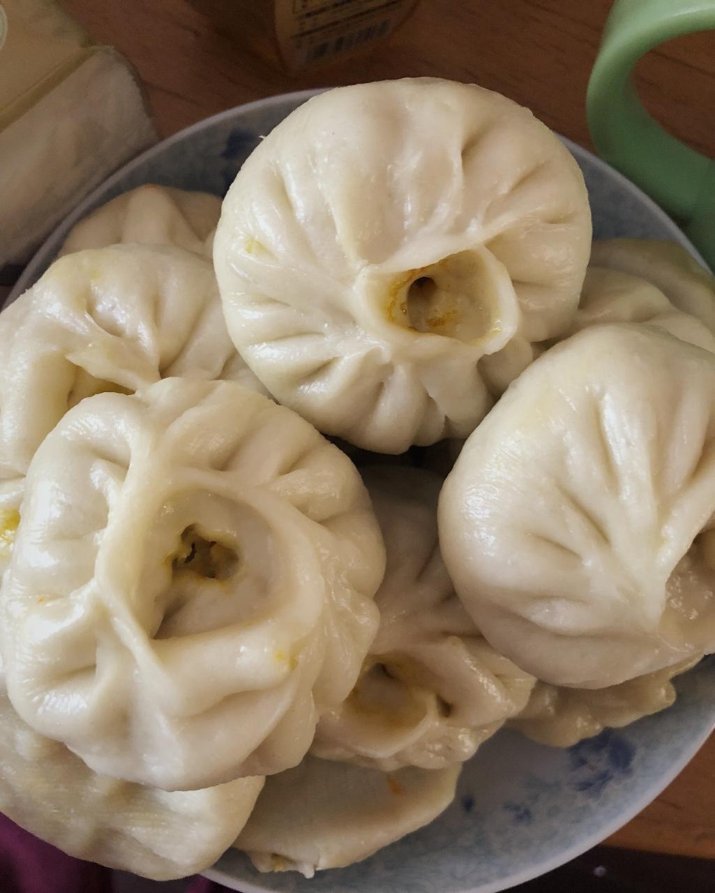 小蕊,做的西葫芦鸡蛋包子