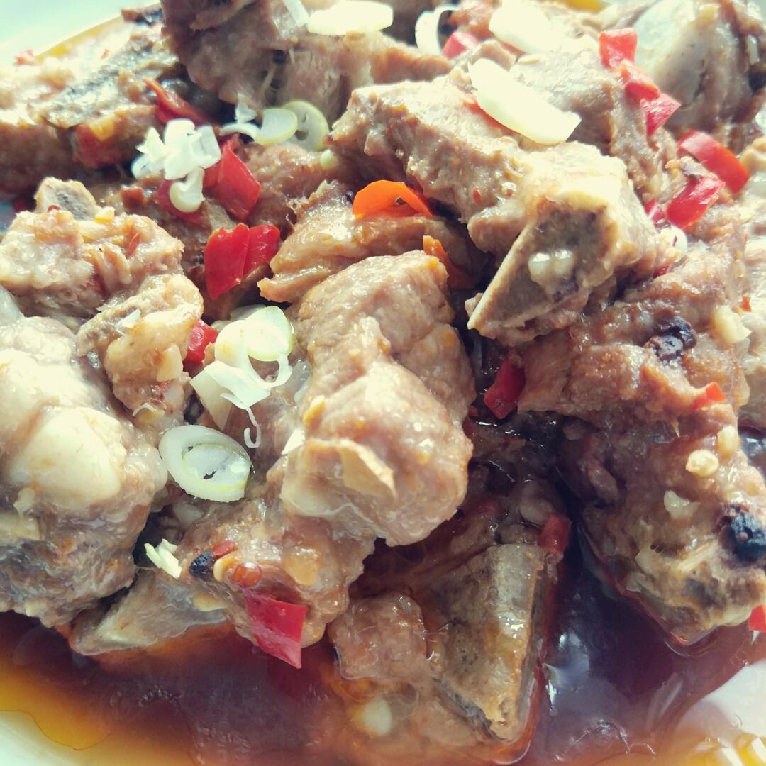［湘菜］豆豉剁椒蒸排骨