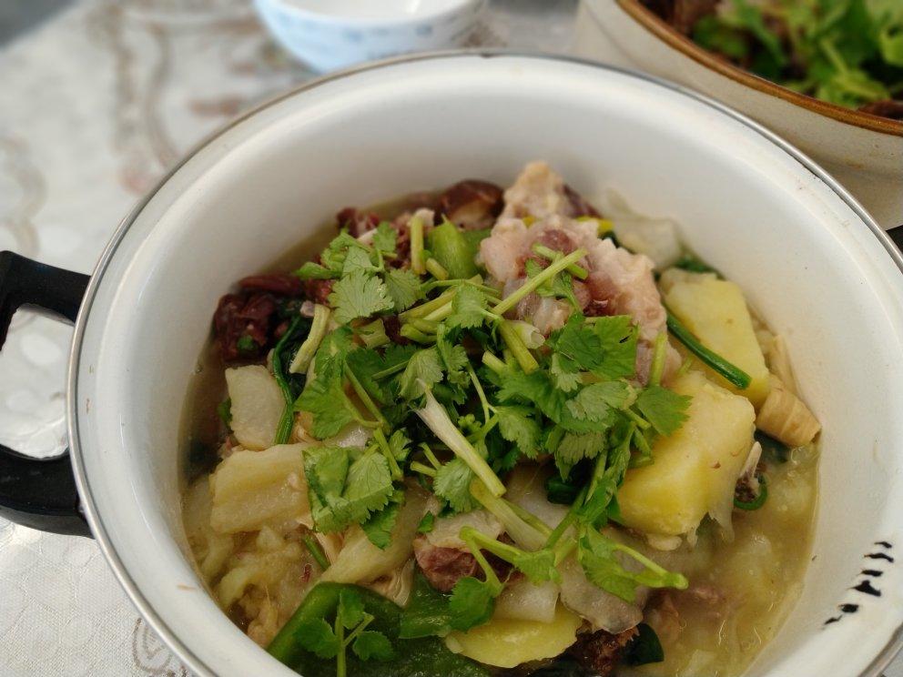 干羊肉烩菜