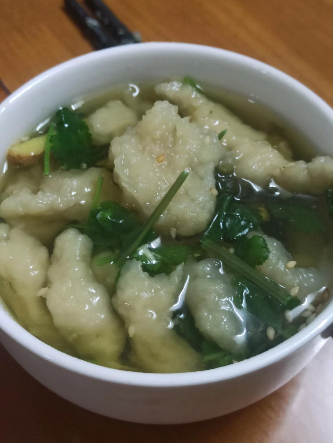 温州瘦肉丸，自制无添加剂快手做的猪肉羹