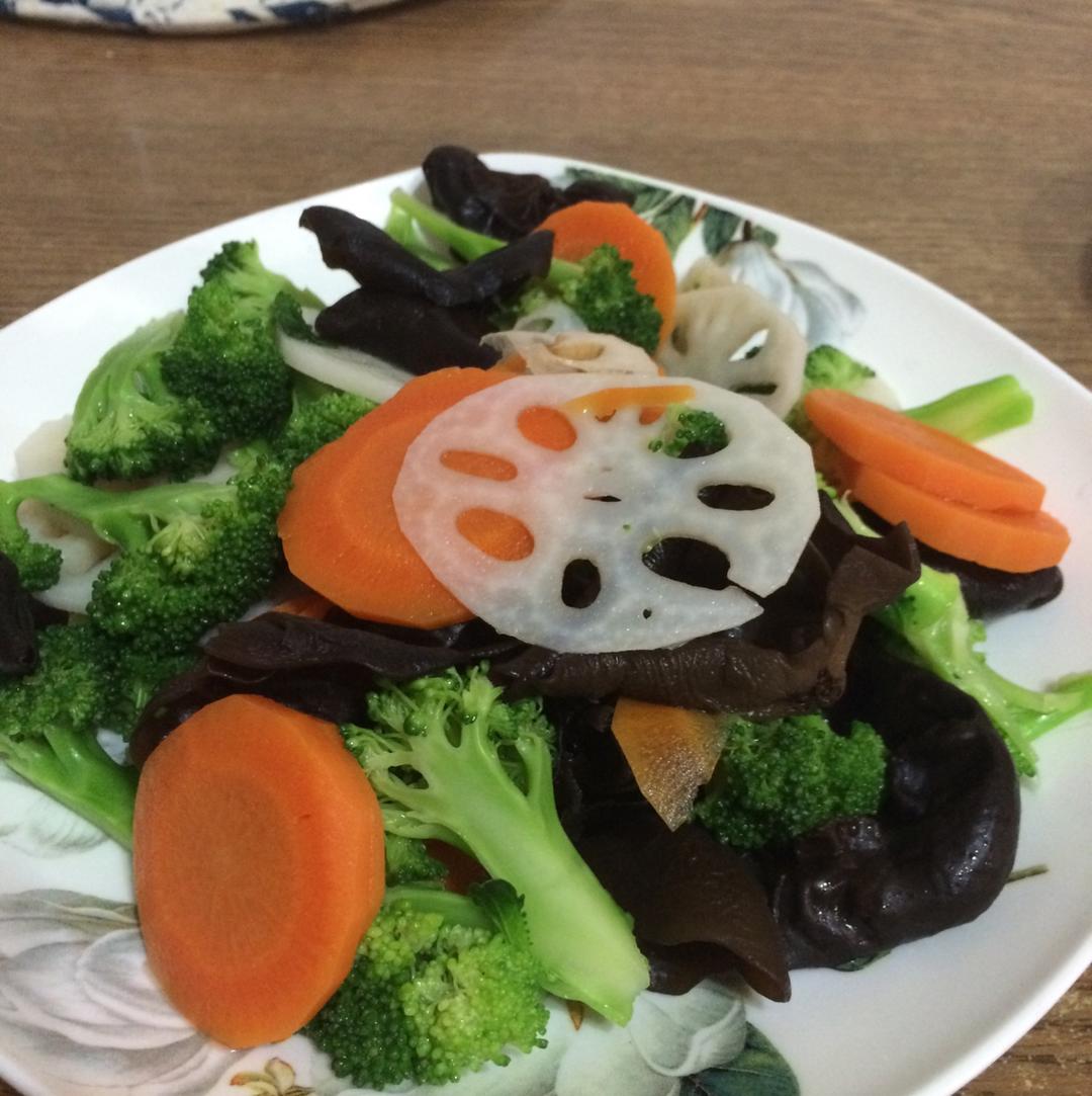 微微微蓝2019做的素食锦