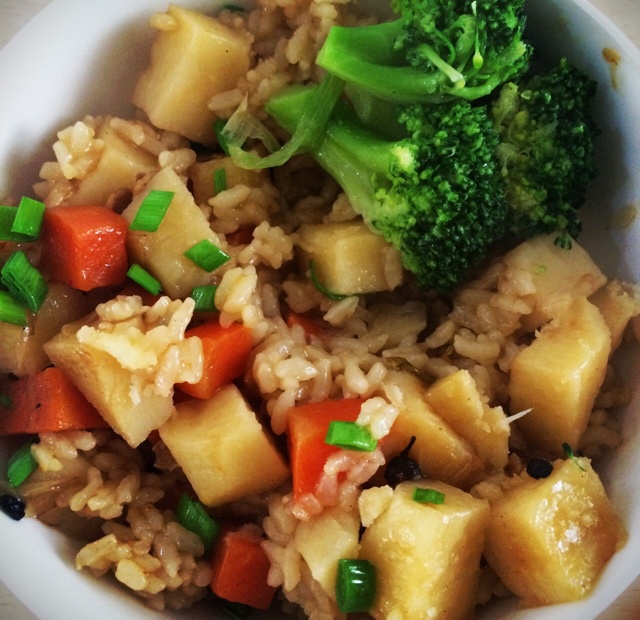 土豆焖饭（电饭锅版）
