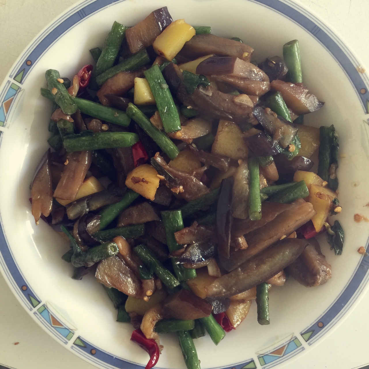 茄子豆角