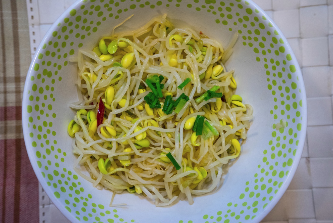 凉拌豆芽