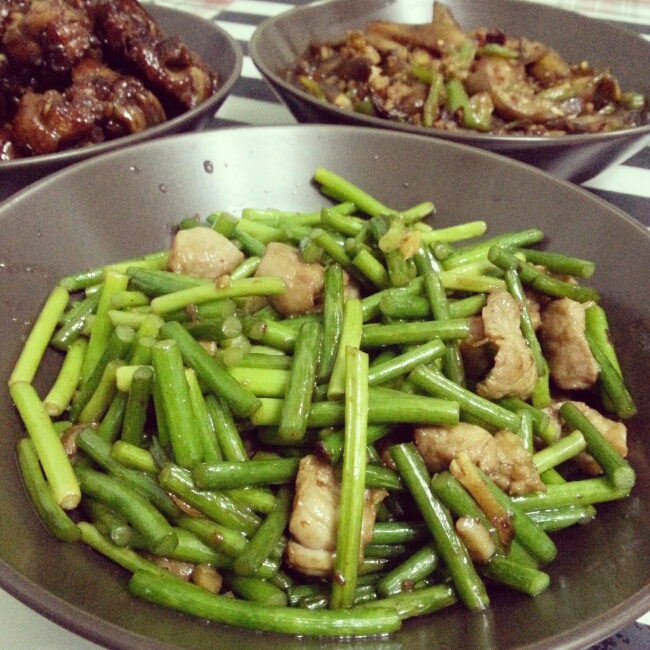 蒜薹炒肉