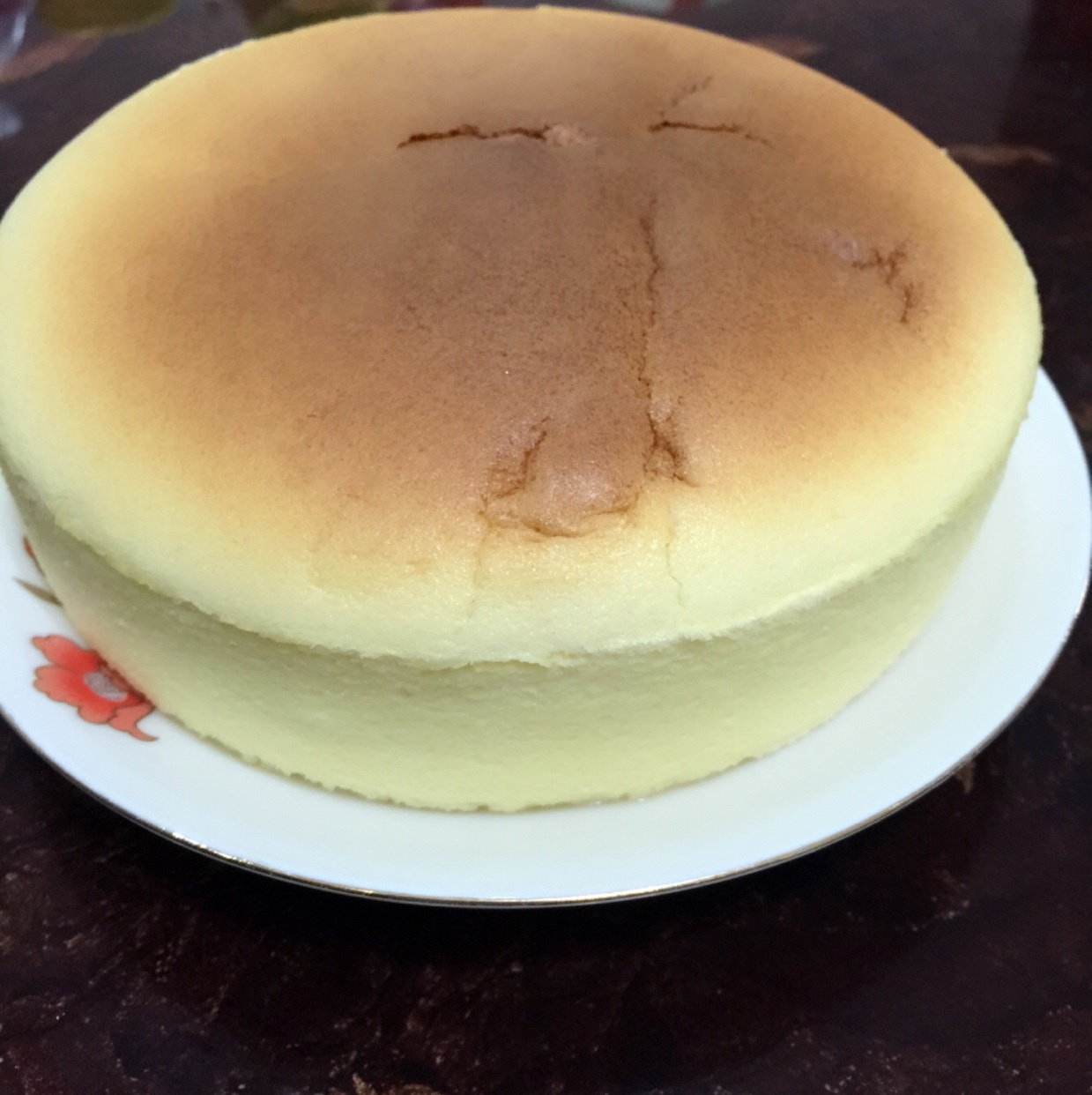 烫面轻乳酪蛋糕