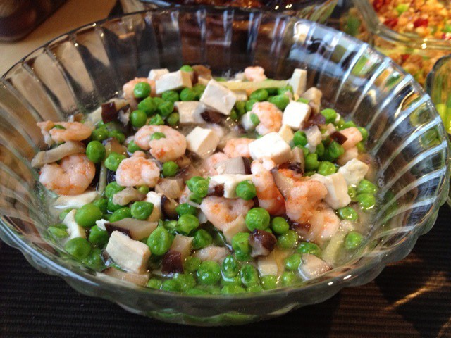 虾仁毛豆烩豆腐