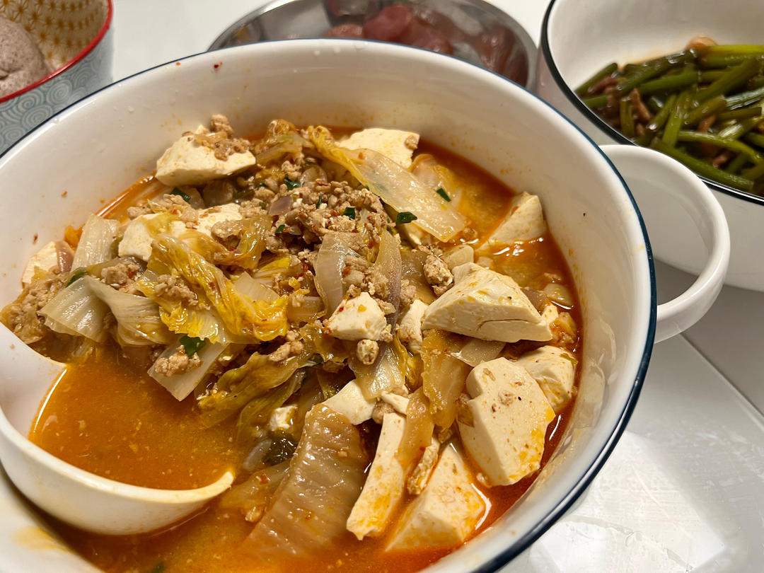 韩国大妈亲授— 韩式泡菜豆腐汤