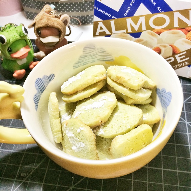 心形抹茶饼干