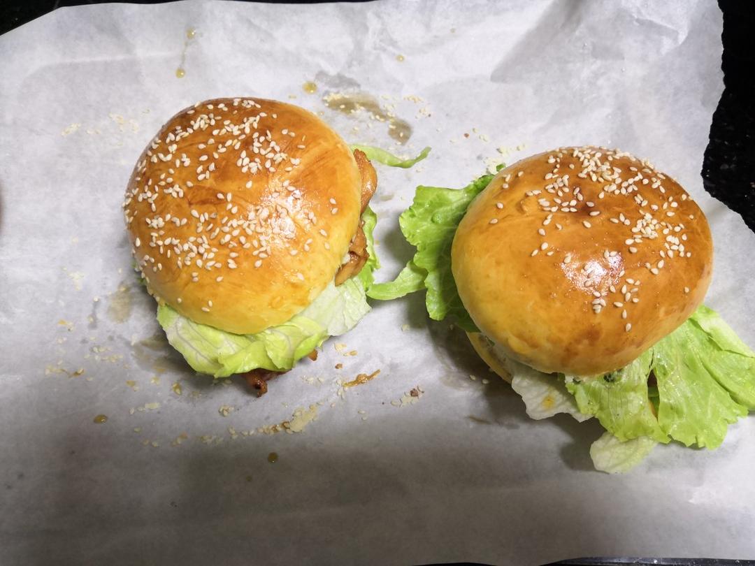 松软汉堡包胚