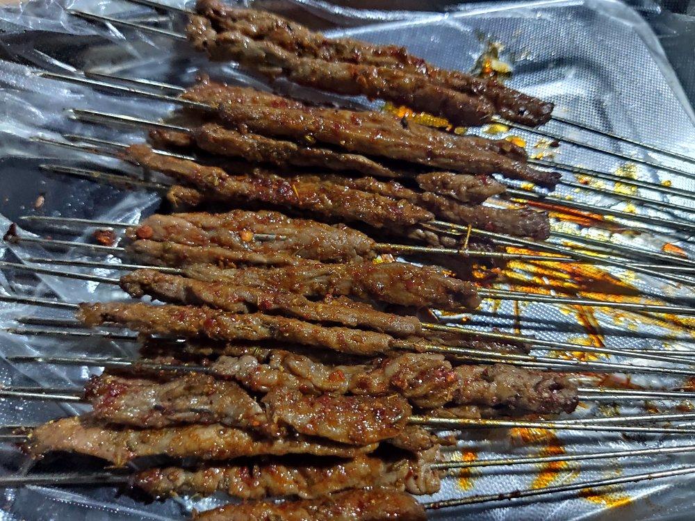 烤牛肉串