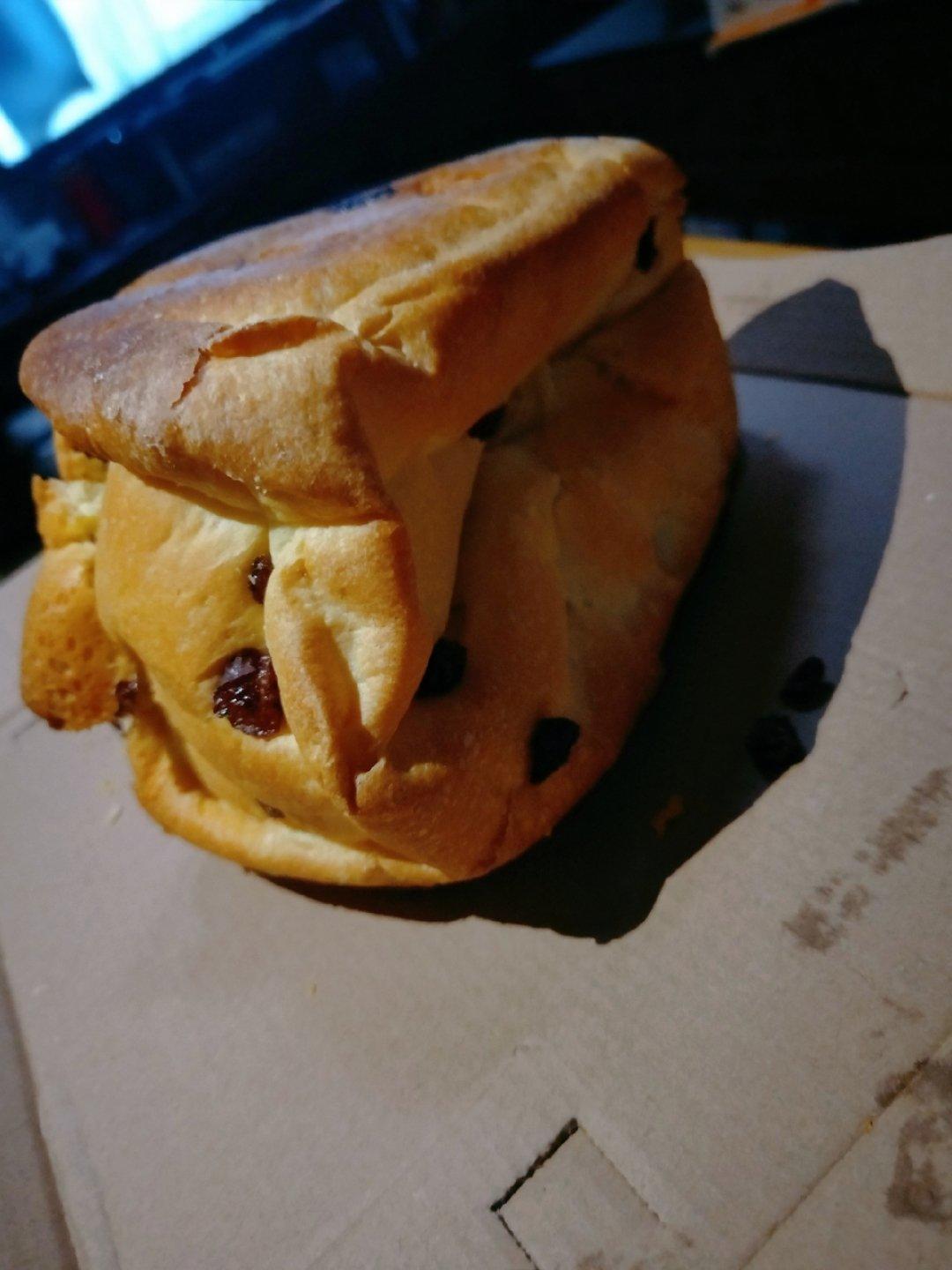 新手入门必做——面包机版葡萄干酸奶吐司