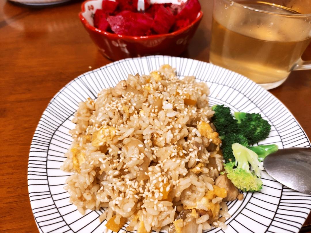 照烧鸡肉炒饭